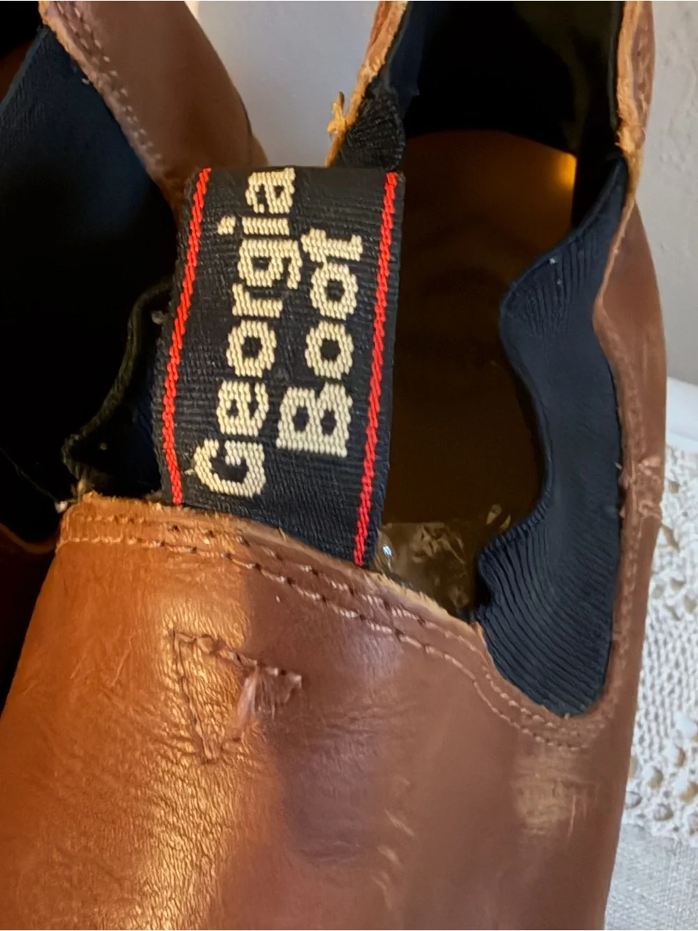 Georgia Boot Revamp Romeo Soft Toe Work Boot Brown Mens Size 13 W